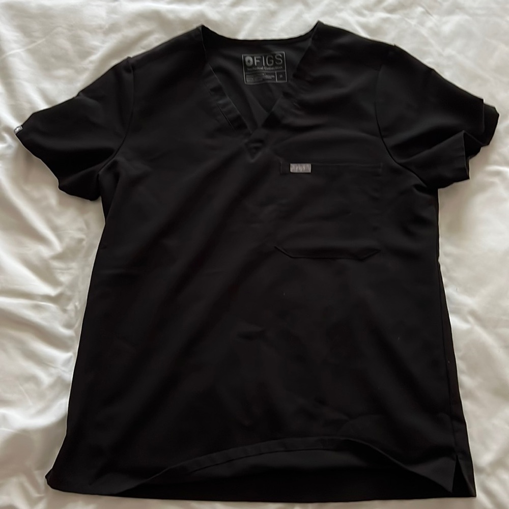 Black Figs M Catarina Scrub Top - Women's